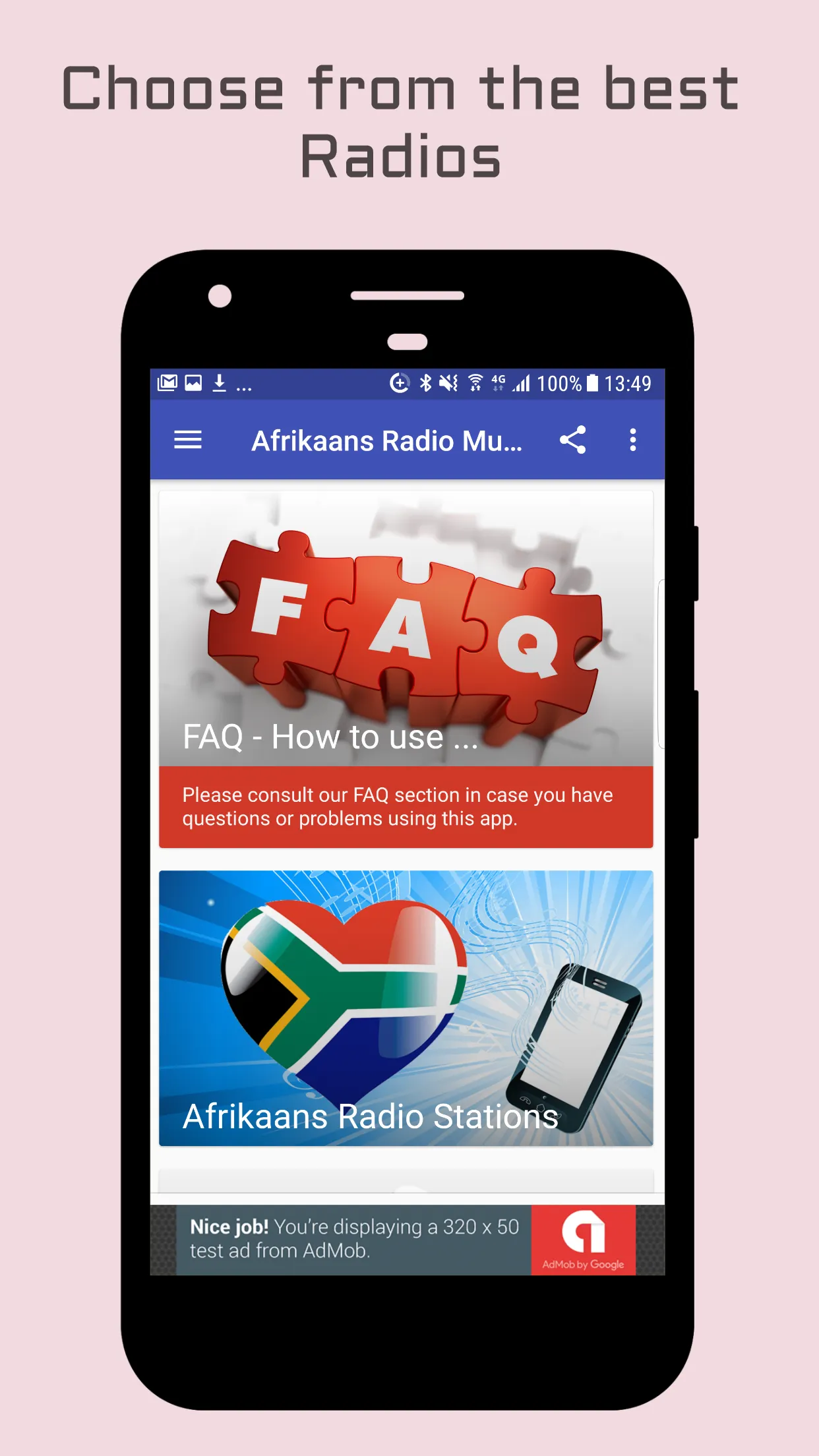 Afrikaans Radio Music & News | Indus Appstore | Screenshot