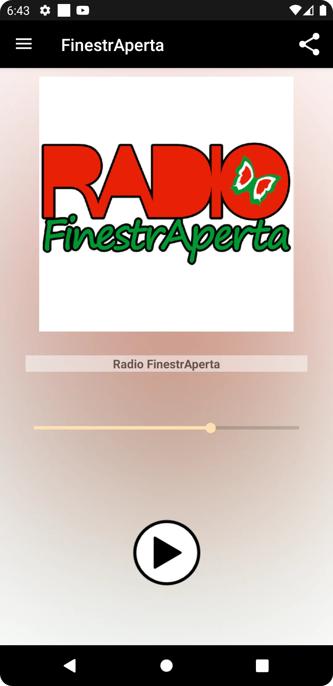 Radio FinestrAperta | Indus Appstore | Screenshot