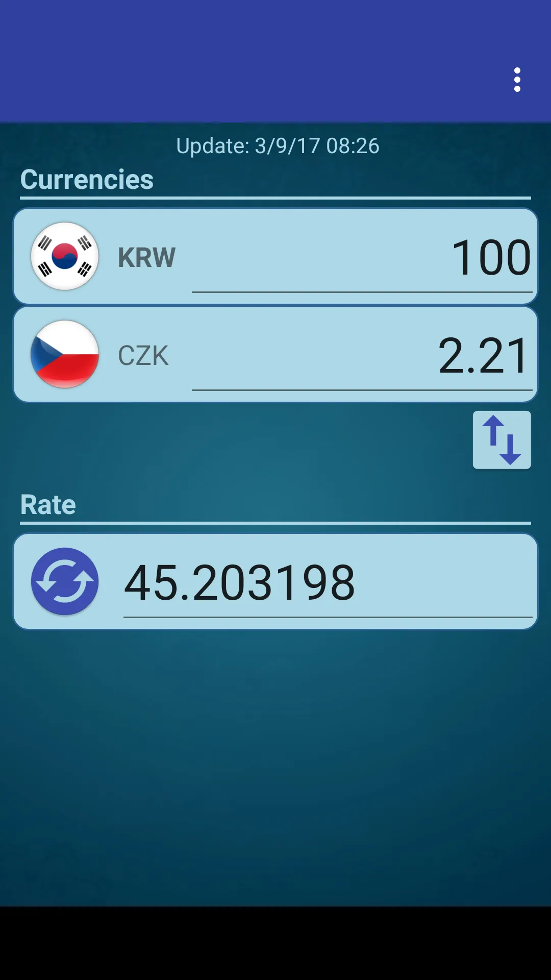 S Korea Won x Czech Koruna | Indus Appstore | Screenshot