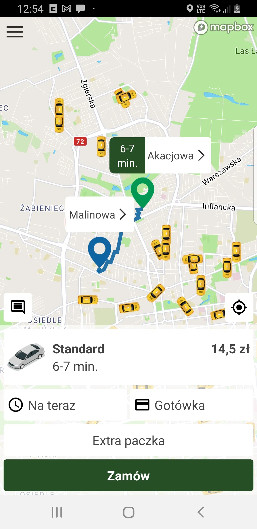 Taxi Zielone | Indus Appstore | Screenshot