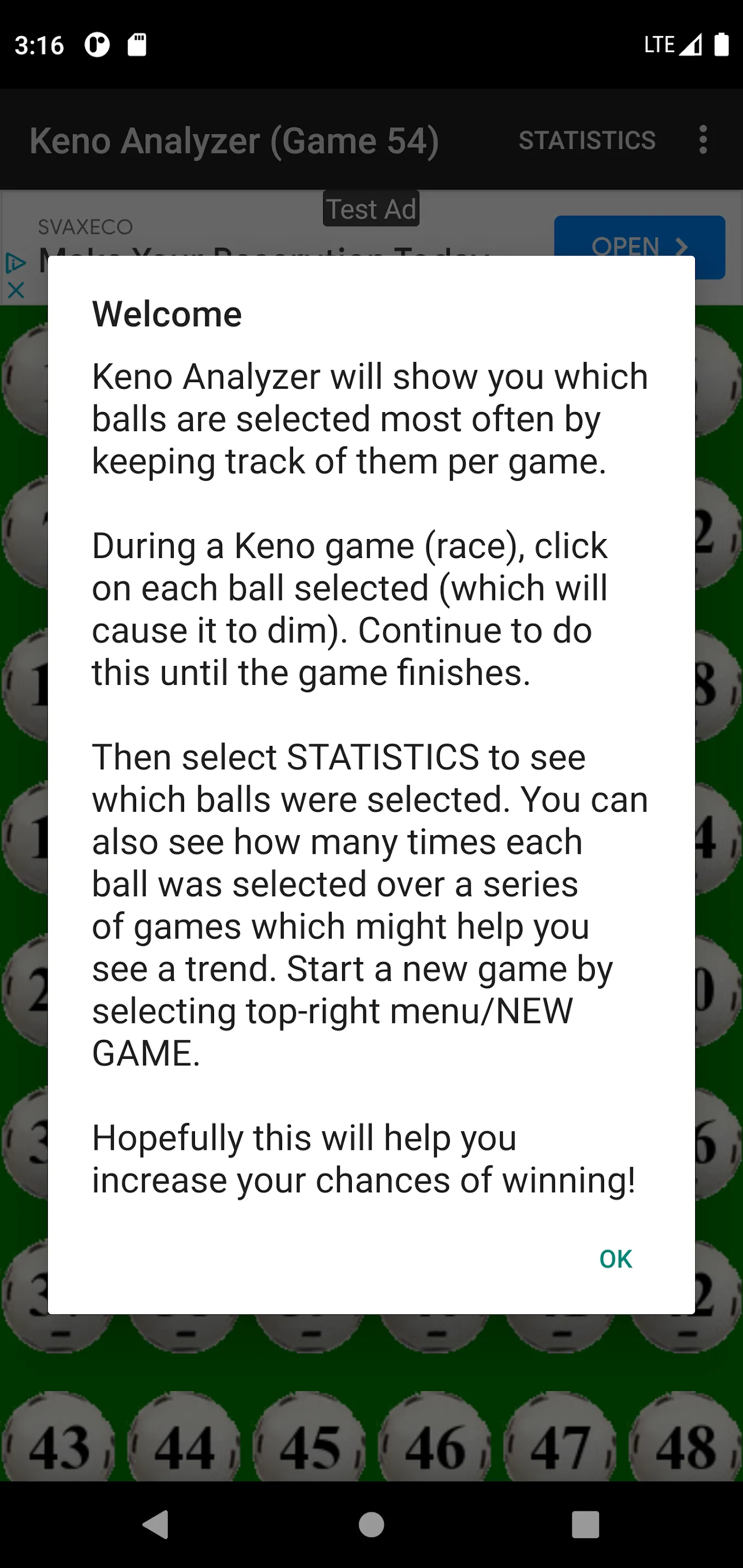 Keno Game Analyzer | Indus Appstore | Screenshot