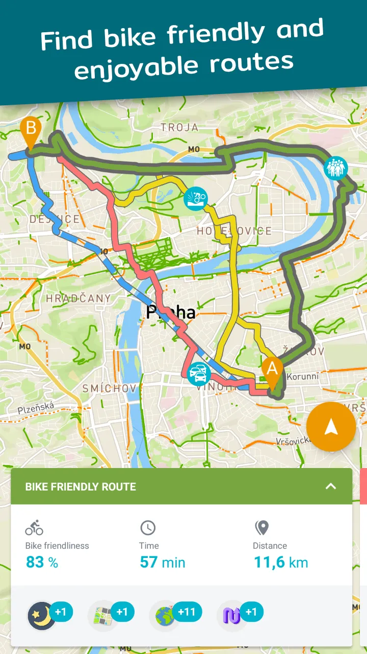 Prague on Bike | Indus Appstore | Screenshot