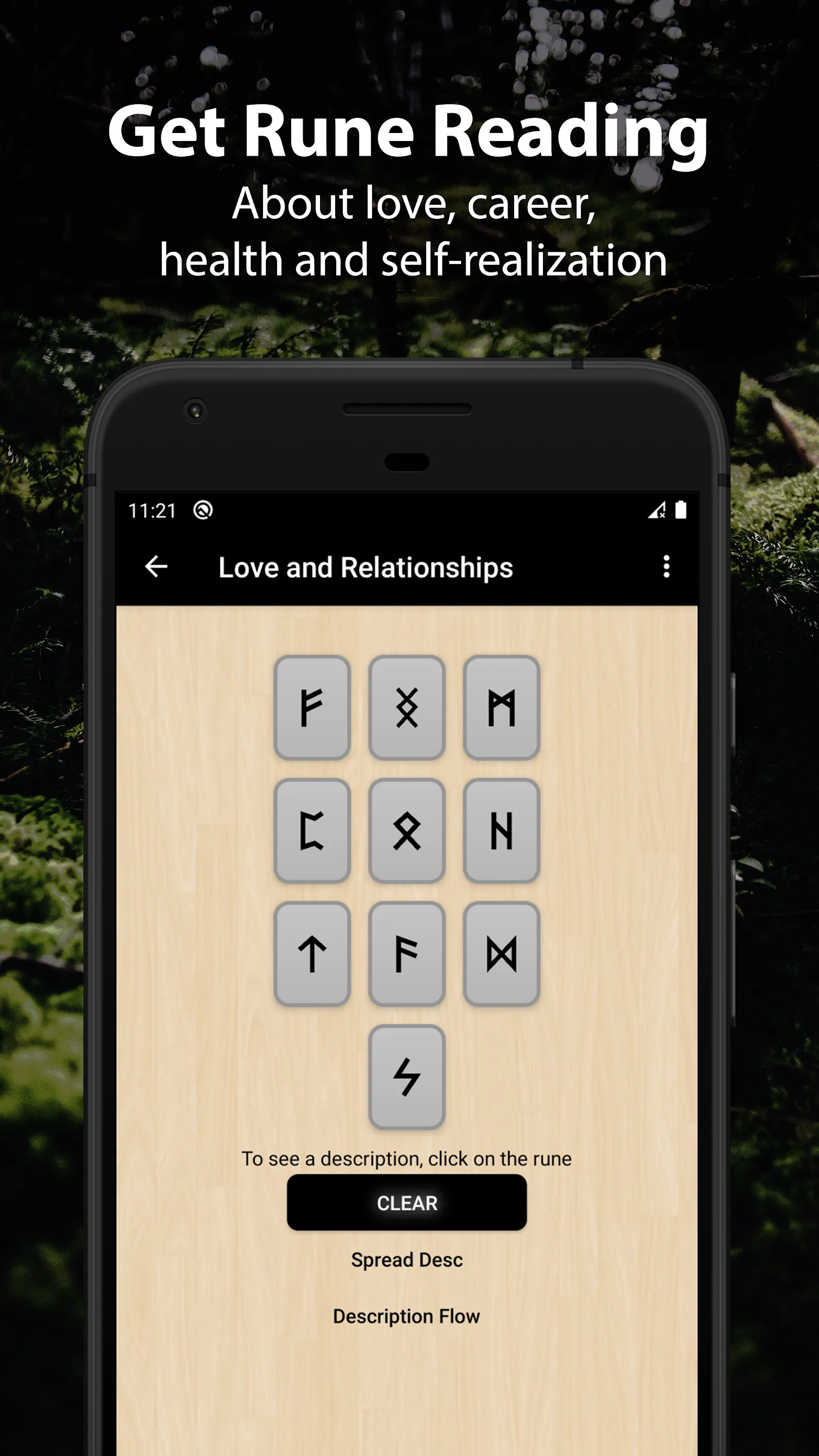 Runic Divination - Runes Tarot | Indus Appstore | Screenshot