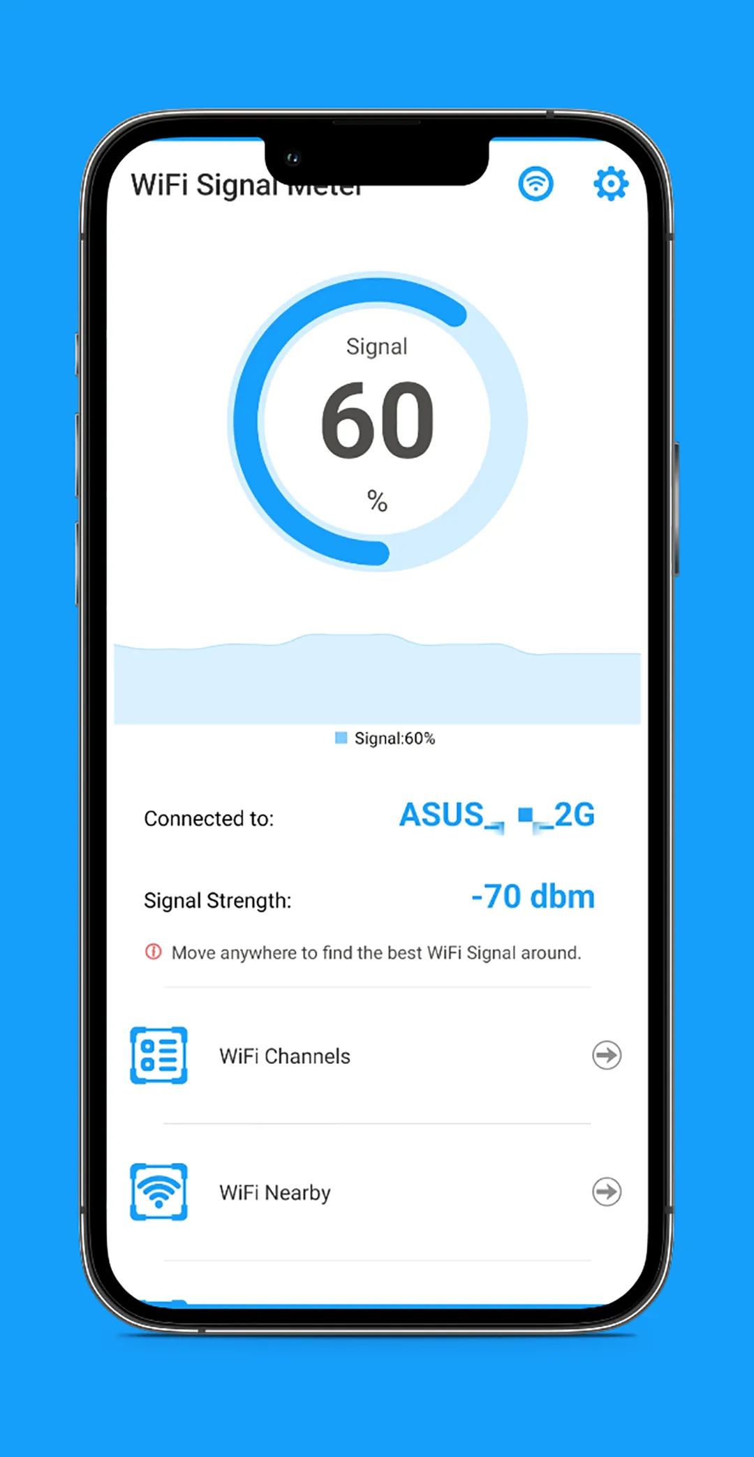 WiFi Signal Strength Meter | Indus Appstore | Screenshot