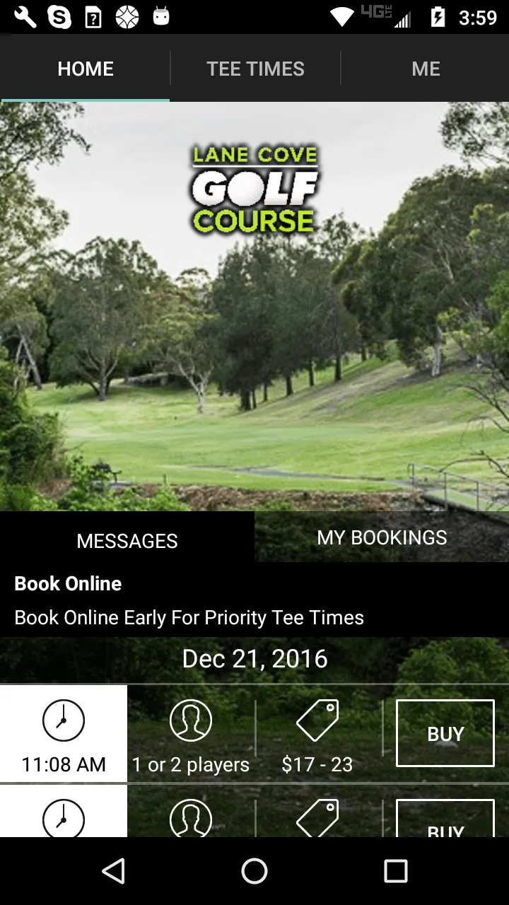 Lane Cove Golf Tee Times | Indus Appstore | Screenshot