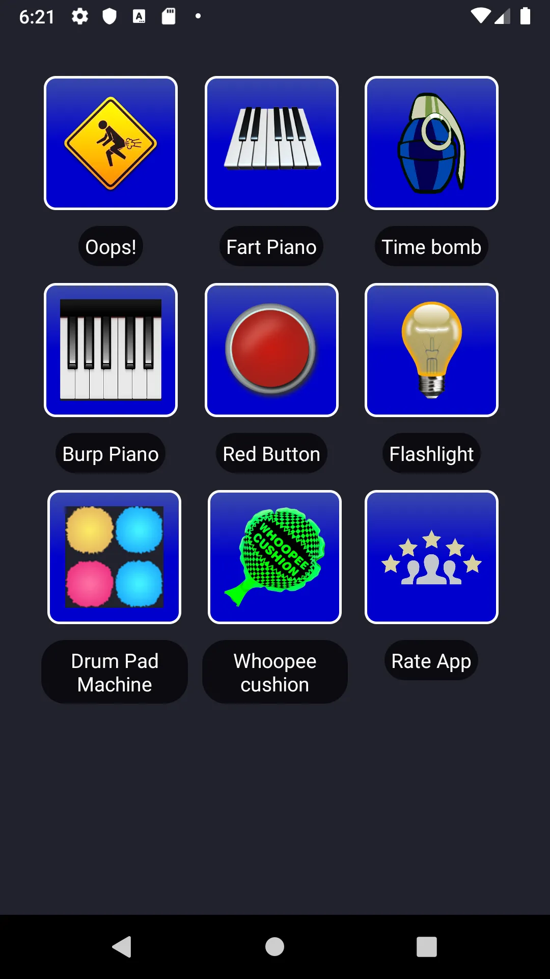 μFart Collection Soundboard | Indus Appstore | Screenshot