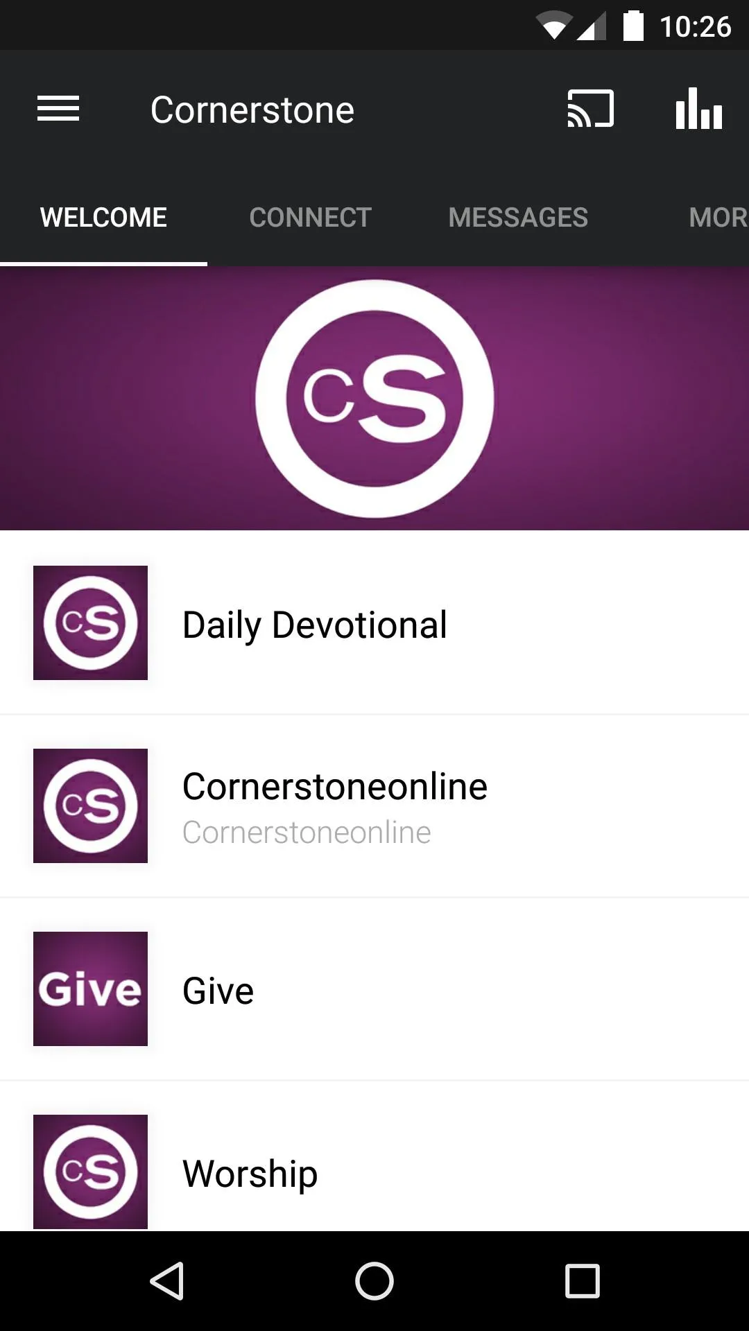 Cornerstone Church AZ | Indus Appstore | Screenshot