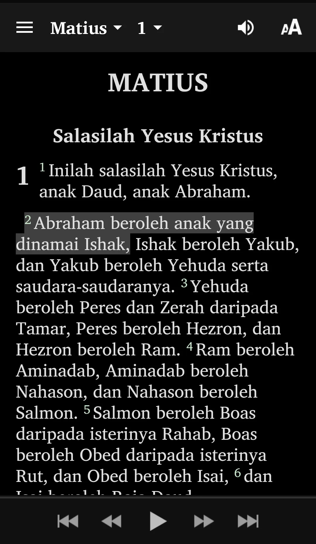 Malay AVB Bible | Indus Appstore | Screenshot