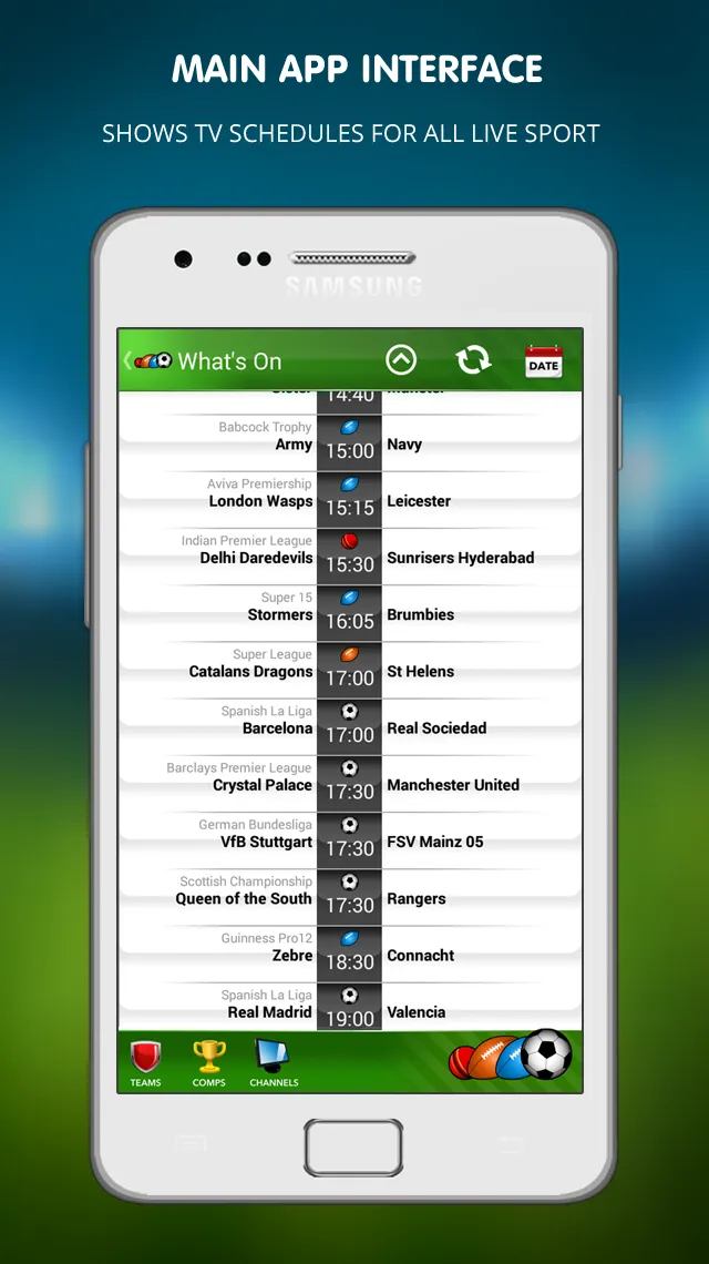 Live Football on TV | Indus Appstore | Screenshot