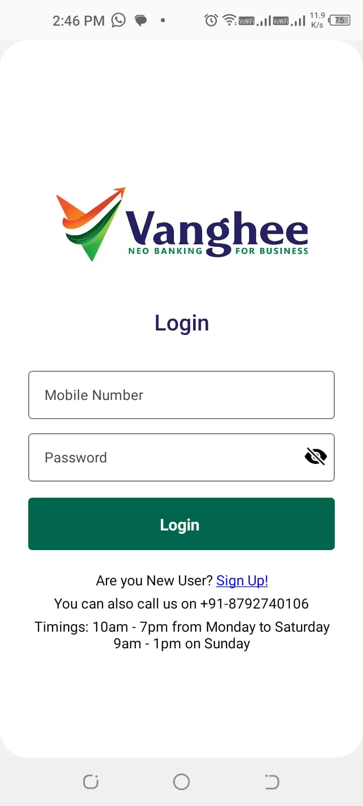 Vanghee Lite: Neo Banking | Indus Appstore | Screenshot