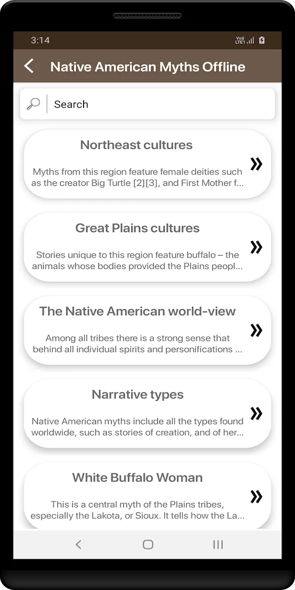 Native American Myths Offline | Indus Appstore | Screenshot