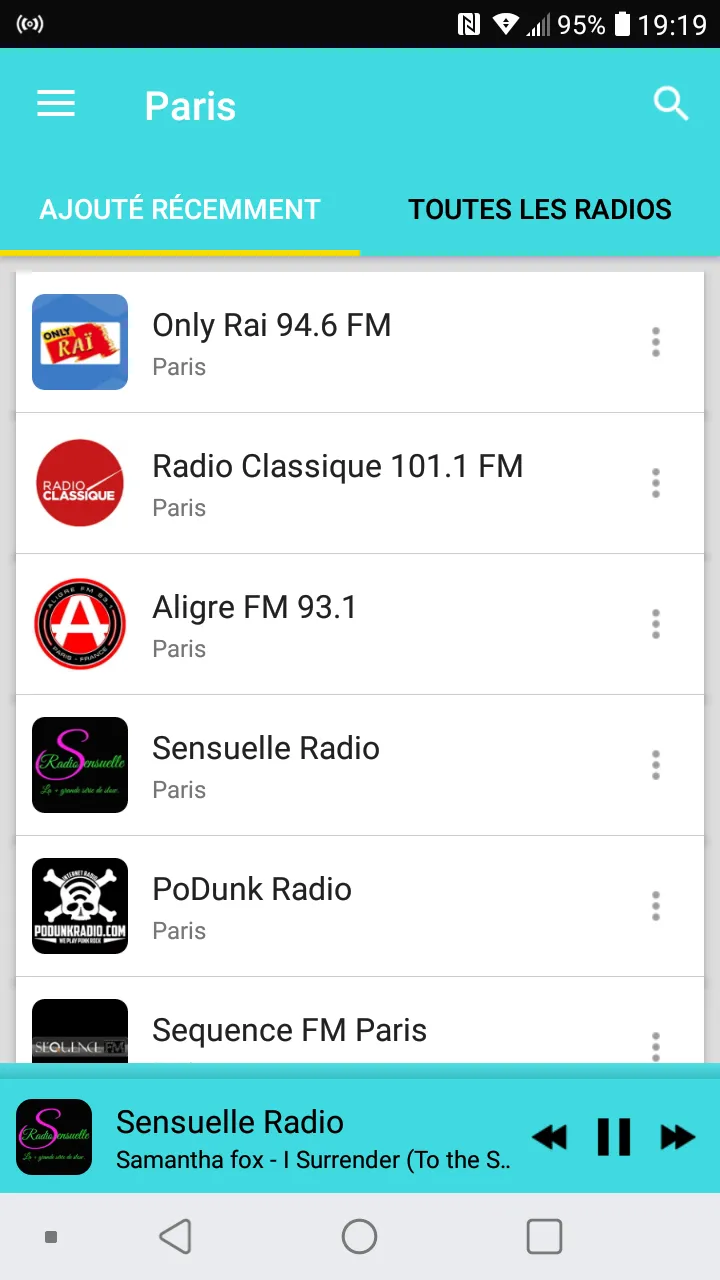 Radio Paris | Indus Appstore | Screenshot