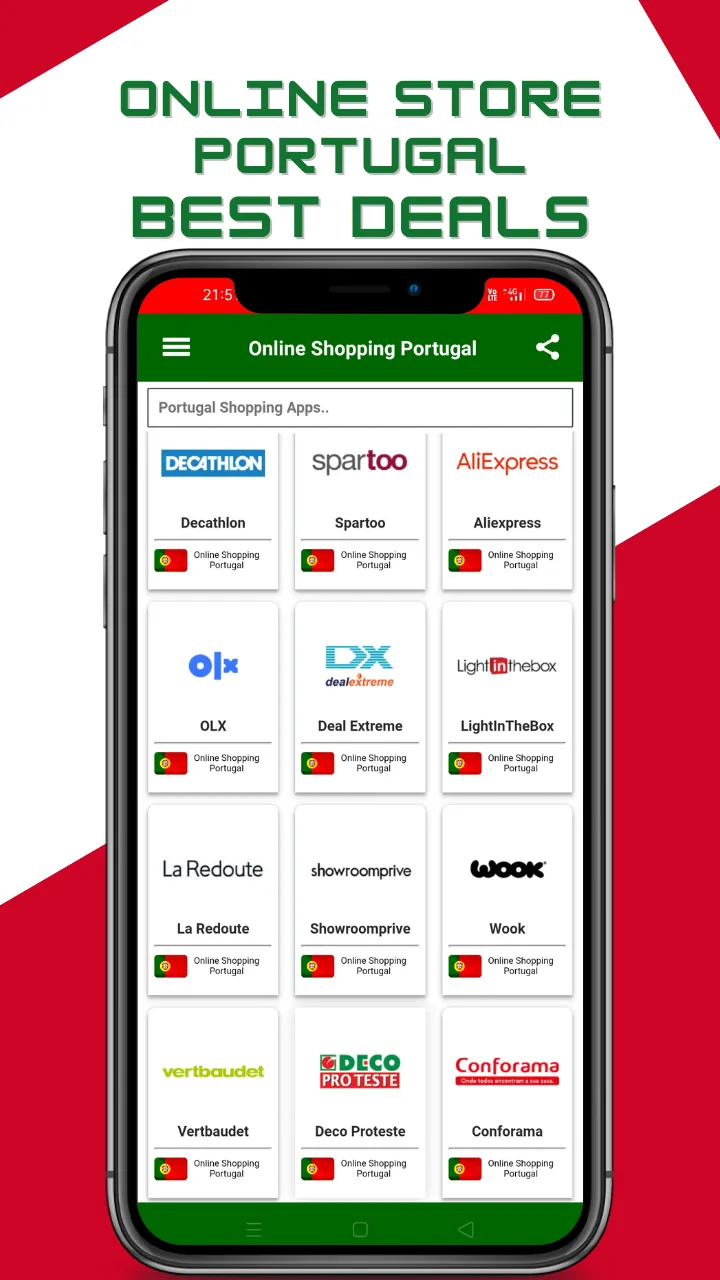 Portugal Online Shopping Apps | Indus Appstore | Screenshot