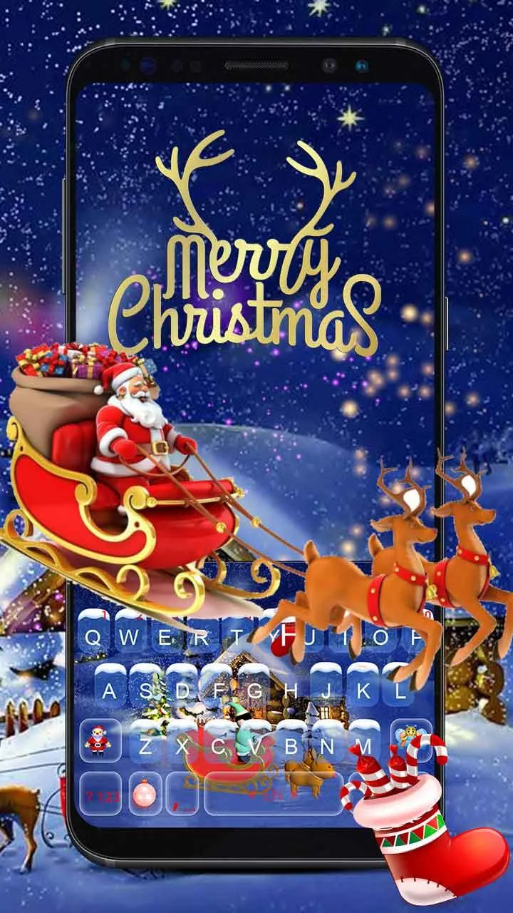 Animated Christmas Theme | Indus Appstore | Screenshot