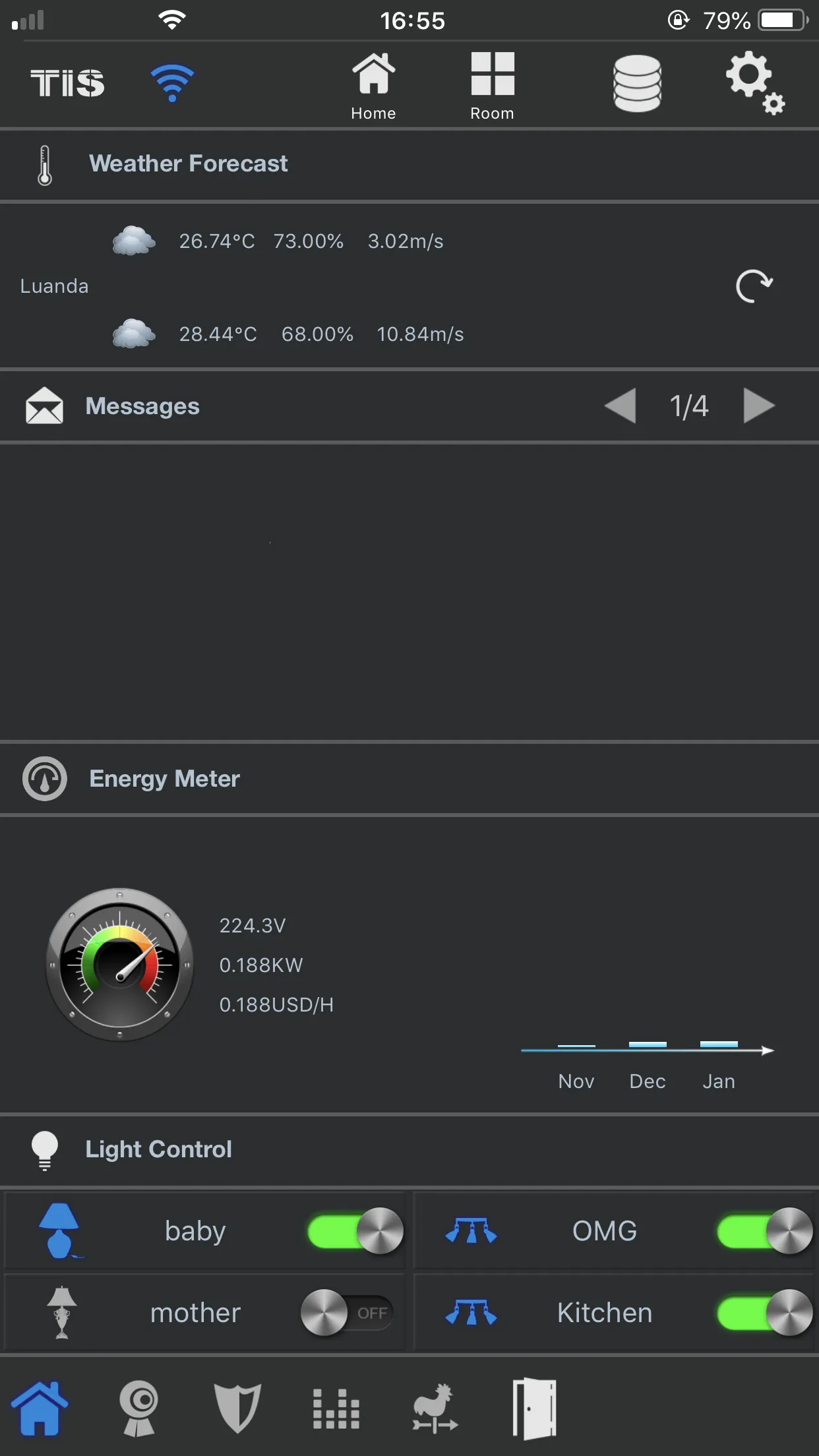 TIS automation smart control+ | Indus Appstore | Screenshot