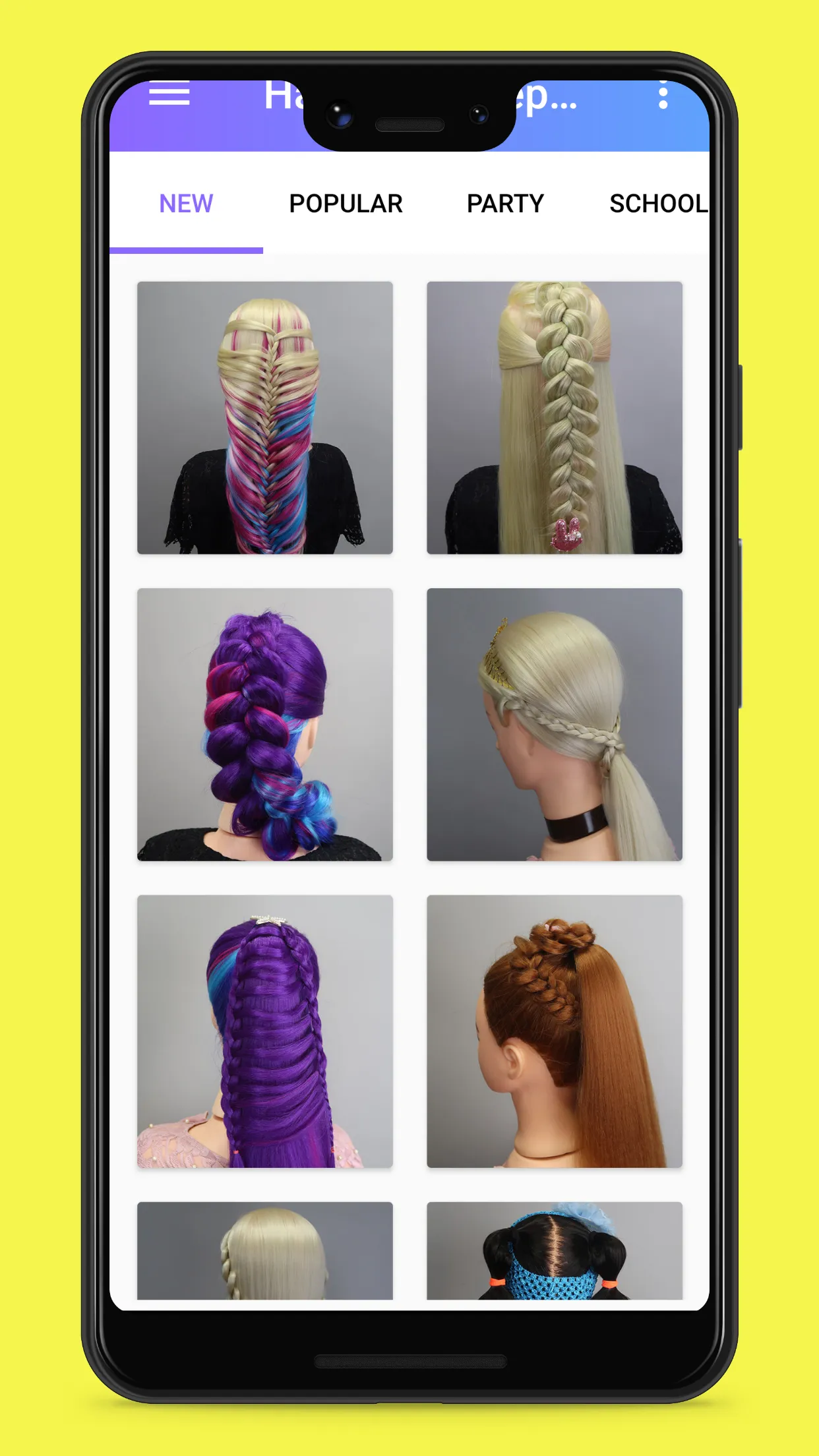 Hairstyles Step By Step | Indus Appstore | Screenshot