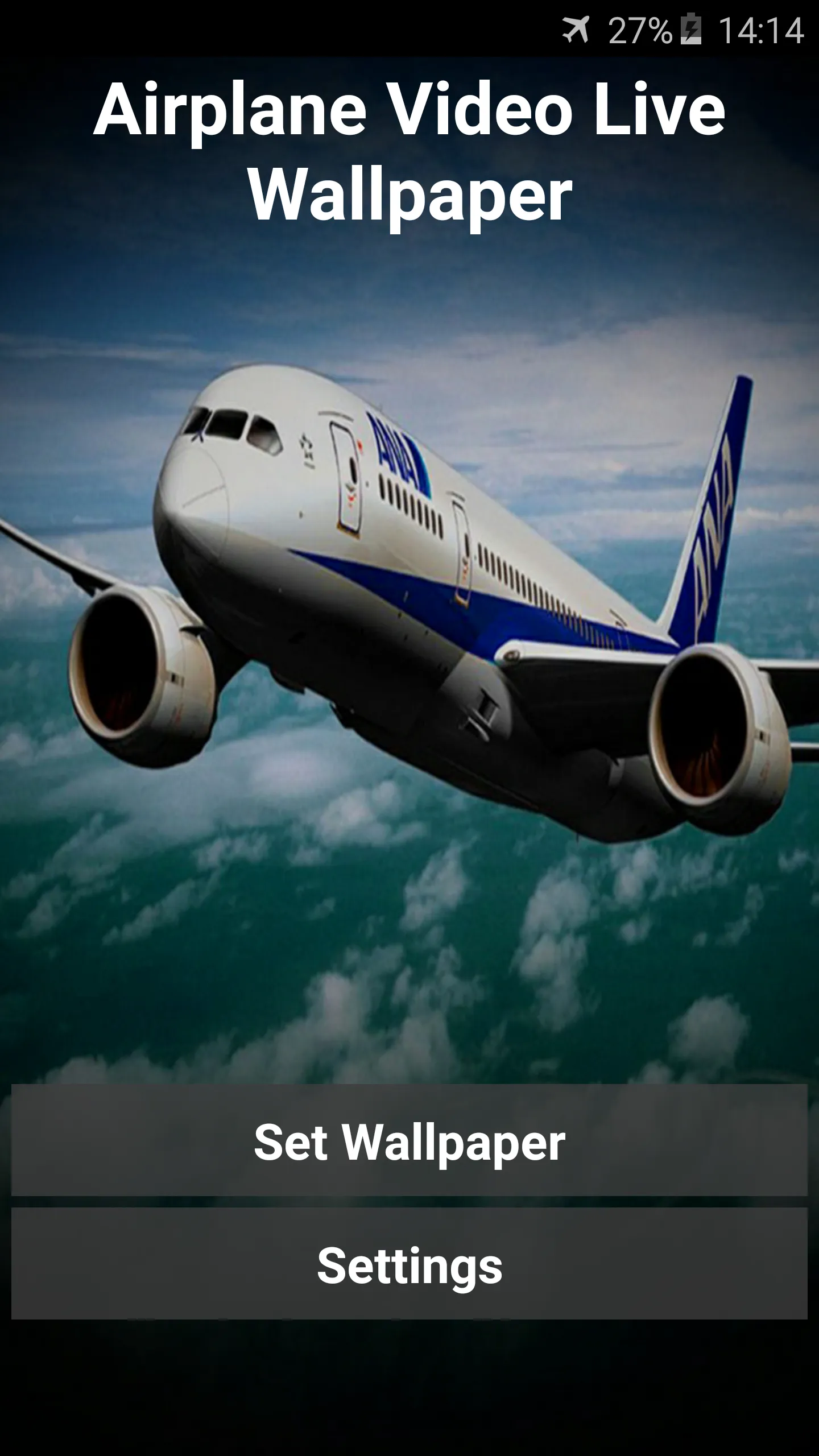 Airplane Video Live Wallpaper | Indus Appstore | Screenshot