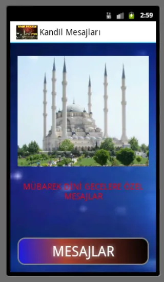 Kandil Mesajları Paylaş | Indus Appstore | Screenshot