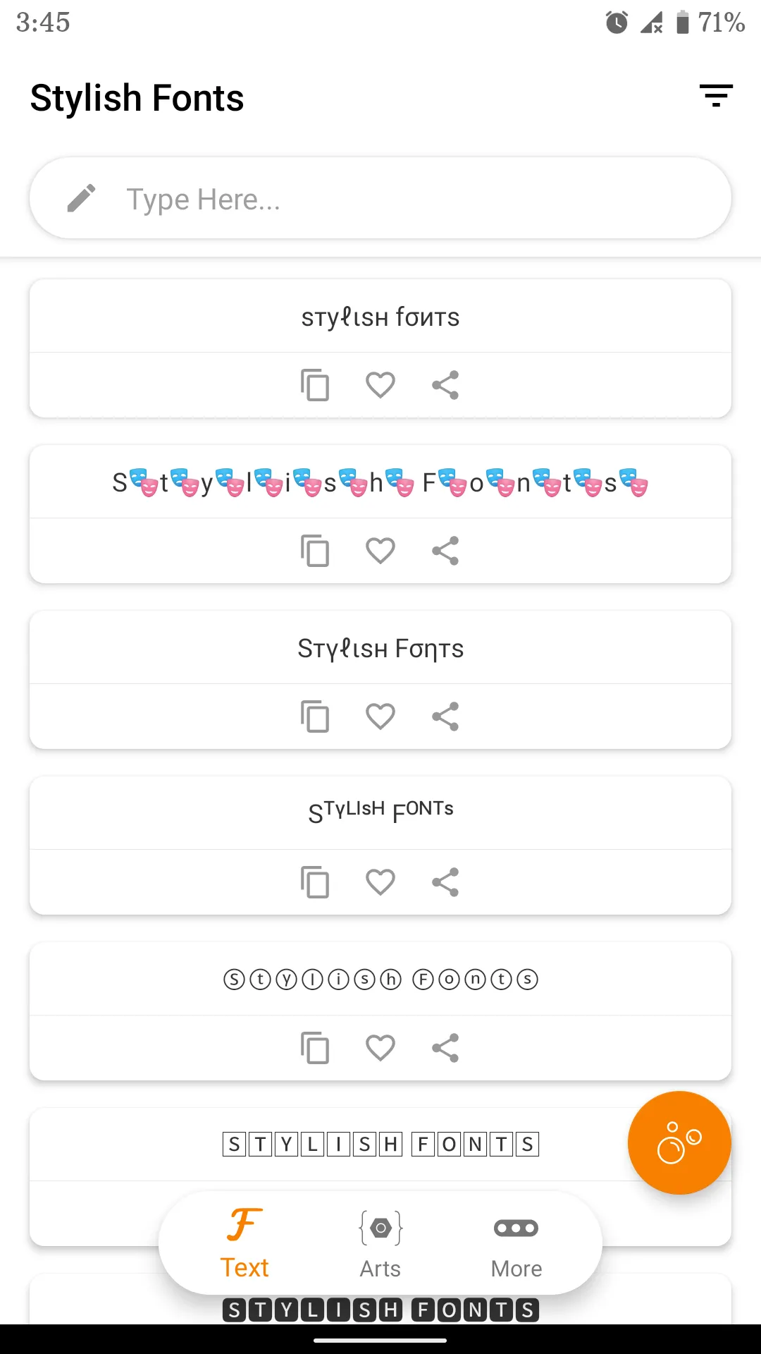 Stylish Fonts | Indus Appstore | Screenshot