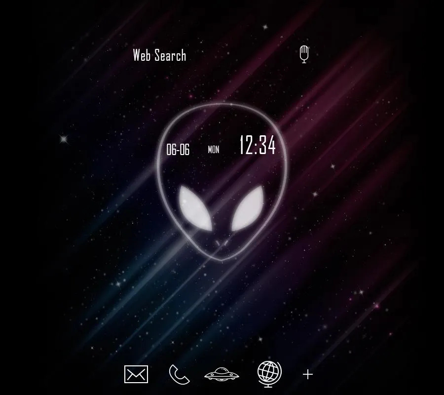 Alien Theme +HOME | Indus Appstore | Screenshot