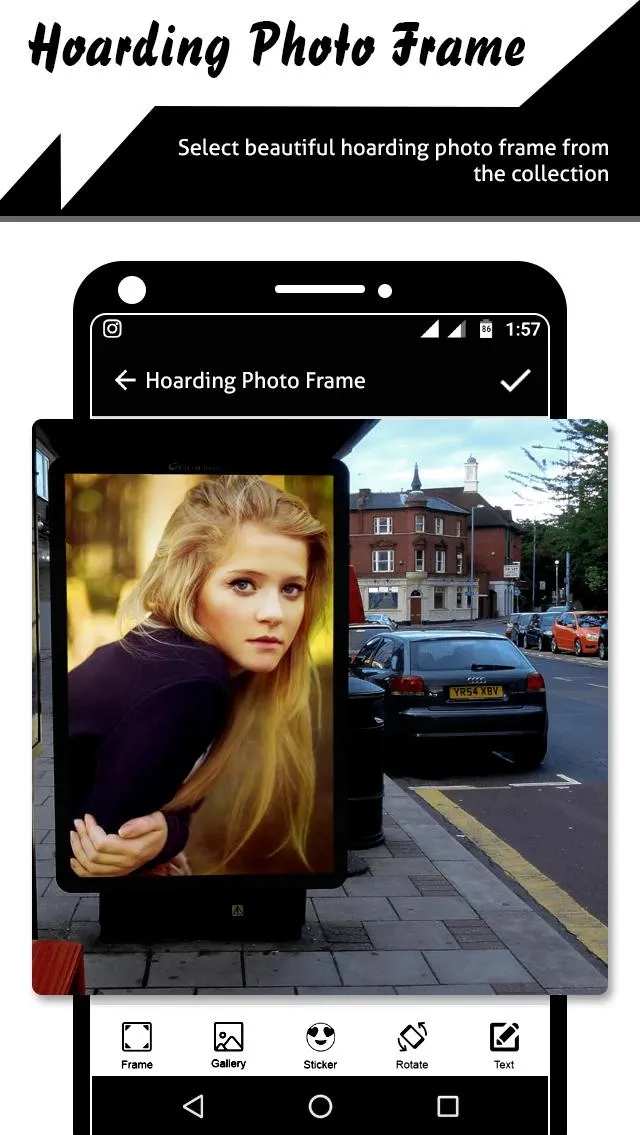 Hoarding Photo Frame | Indus Appstore | Screenshot