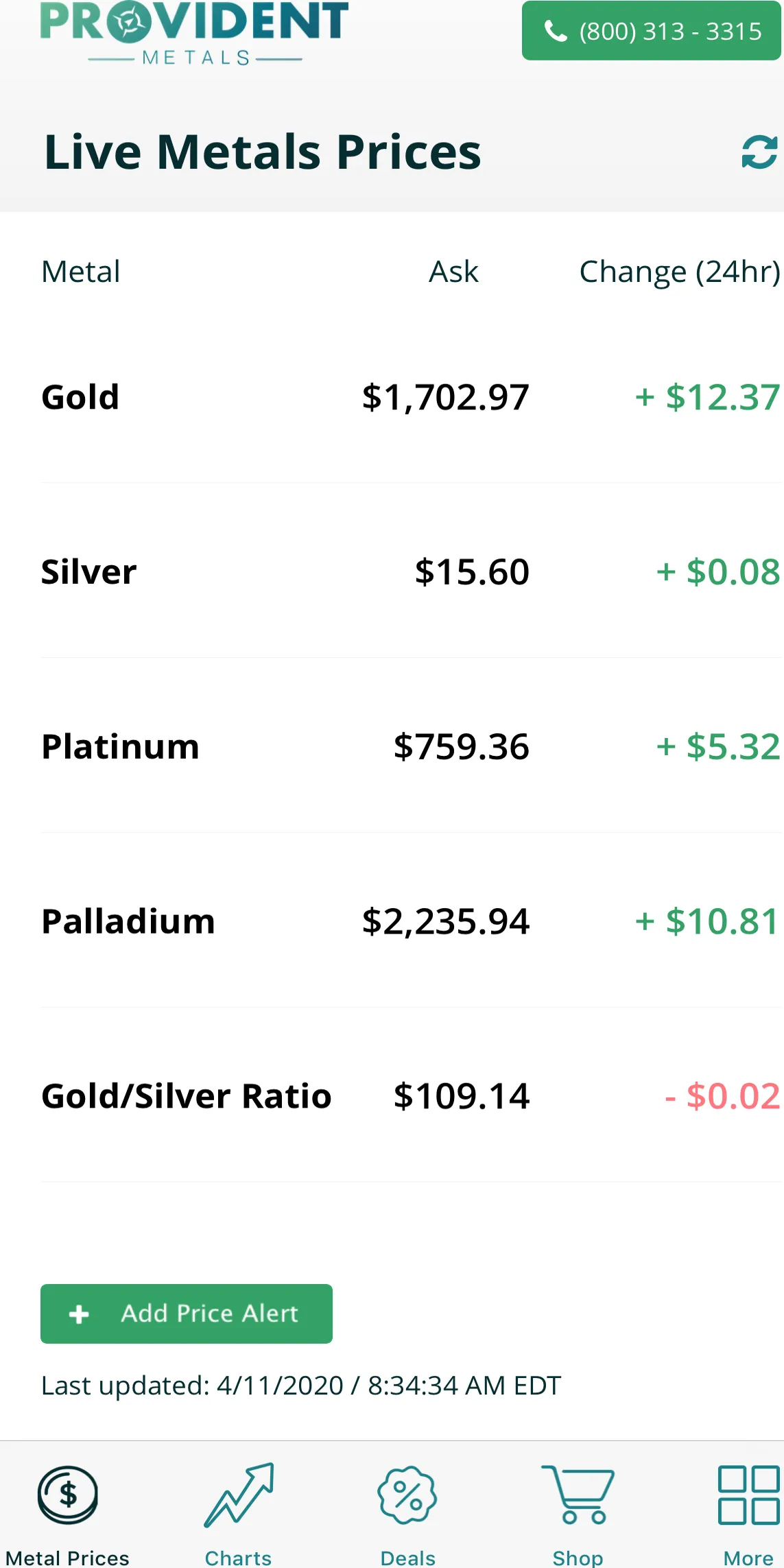 Gold Prices & Silver Prices | Indus Appstore | Screenshot