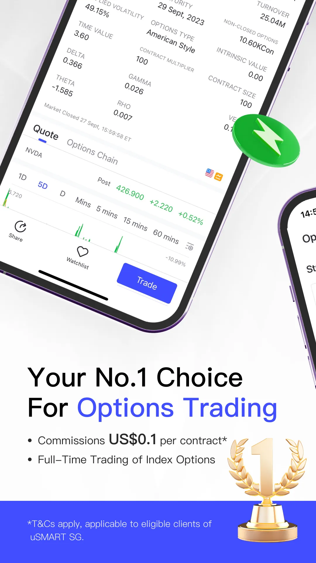 uSMART SG:Trade Stock & Option | Indus Appstore | Screenshot