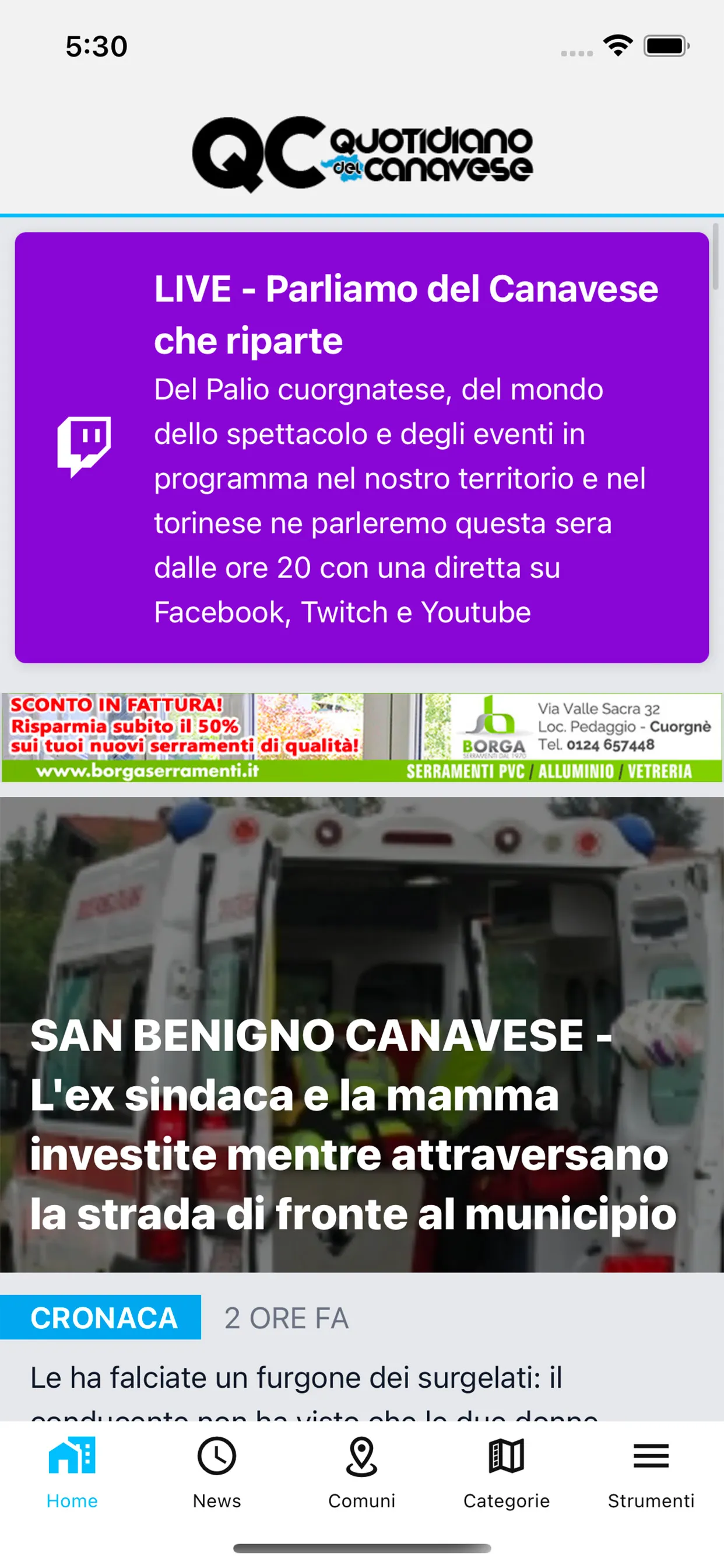 QC Quotidiano del Canavese | Indus Appstore | Screenshot