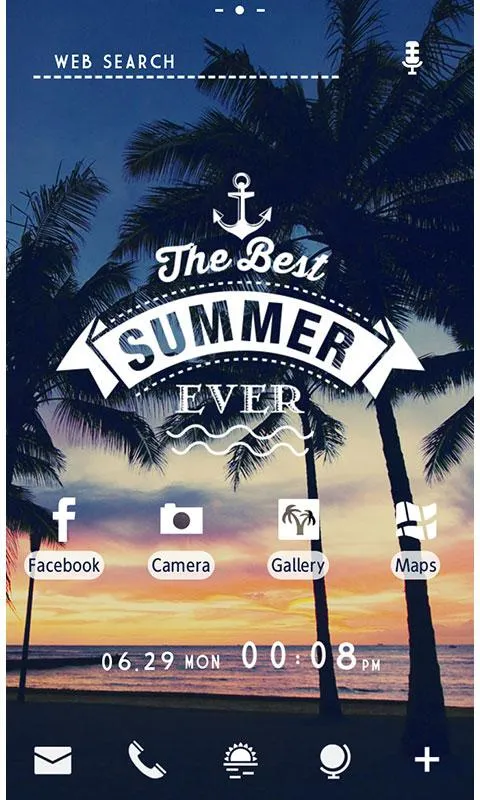 Beach Theme-Waikiki Sunset- | Indus Appstore | Screenshot