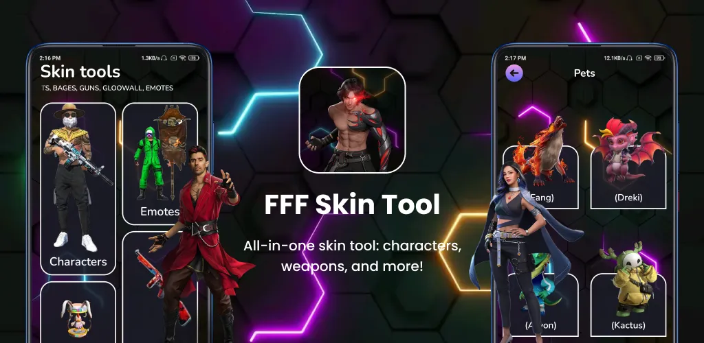 FFF Skin Tool & Emotes | Indus Appstore | Screenshot