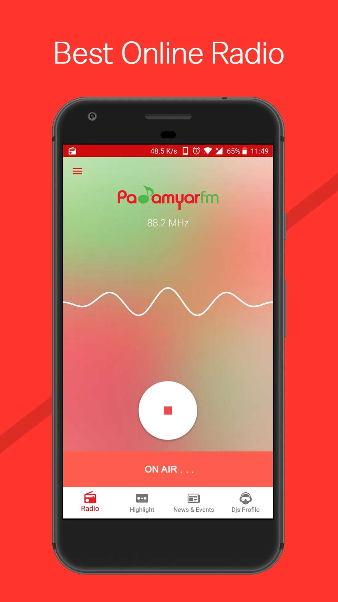 PadamyarFM | Indus Appstore | Screenshot