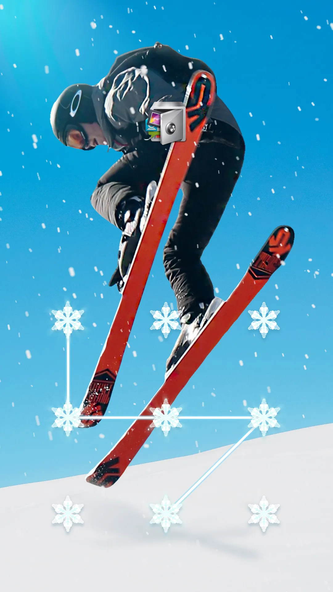 AppLock Live Theme Skiing | Indus Appstore | Screenshot