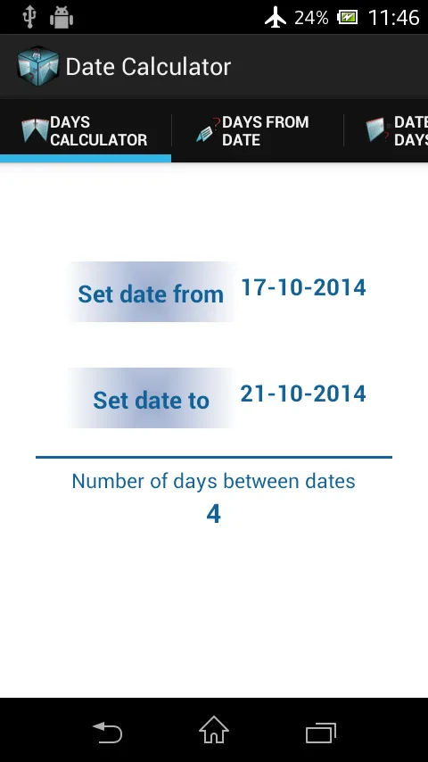 Date Calculator | Indus Appstore | Screenshot