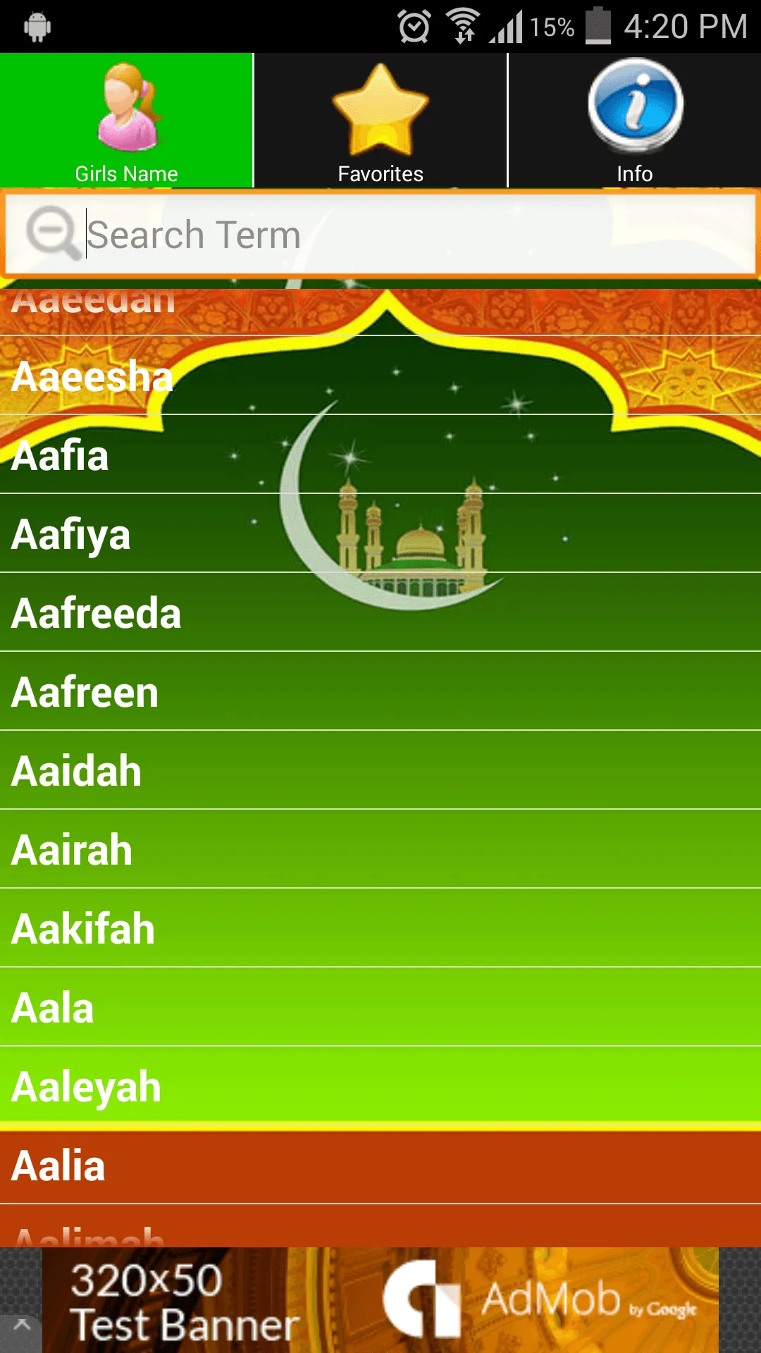 Islamic Names with Meanings | Indus Appstore | Screenshot