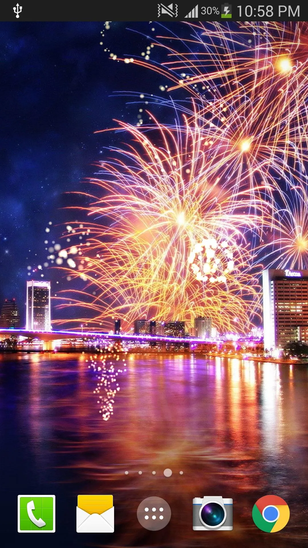 Fireworks Live Wallpaper | Indus Appstore | Screenshot