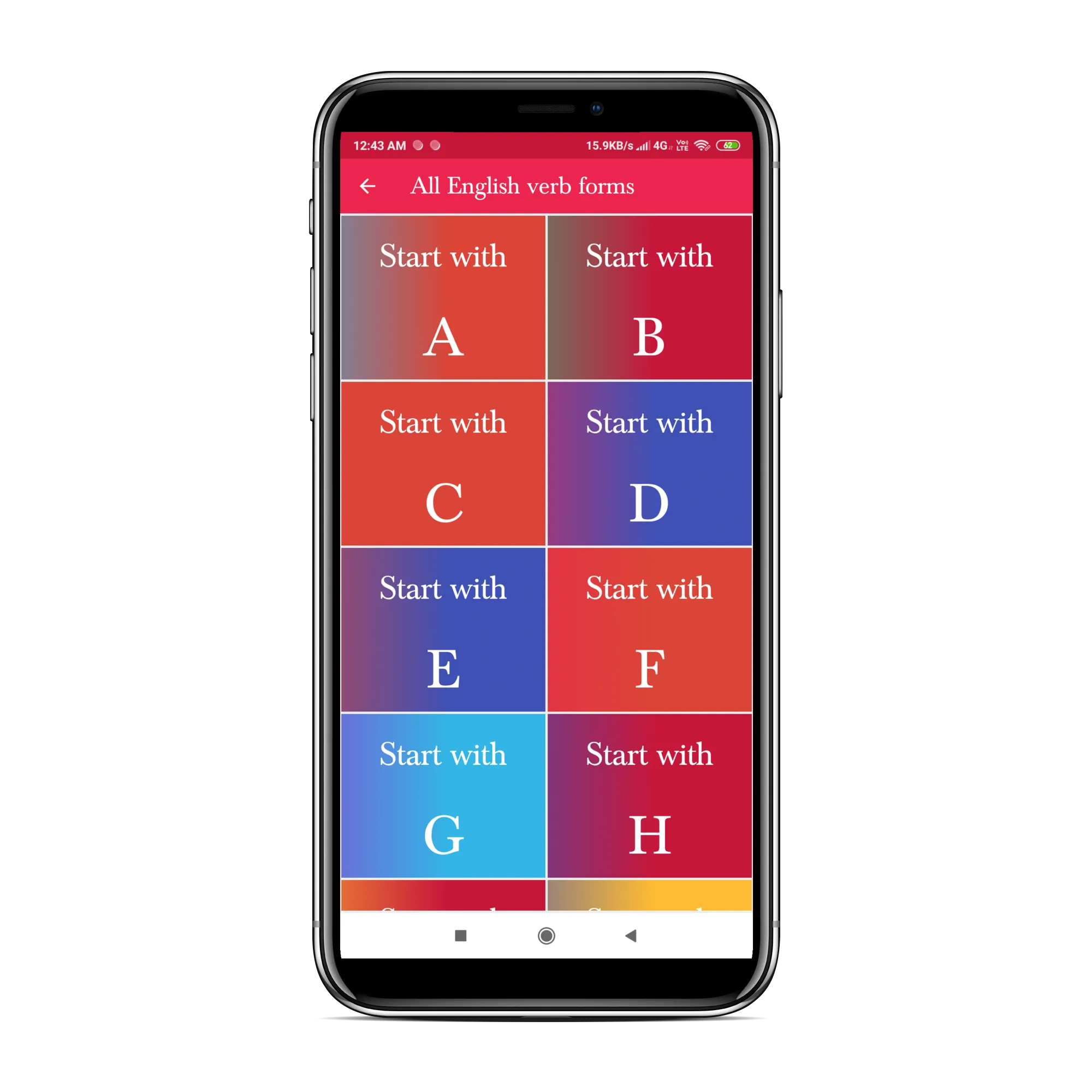 All English Verbs (V1 V2 V3) | Indus Appstore | Screenshot