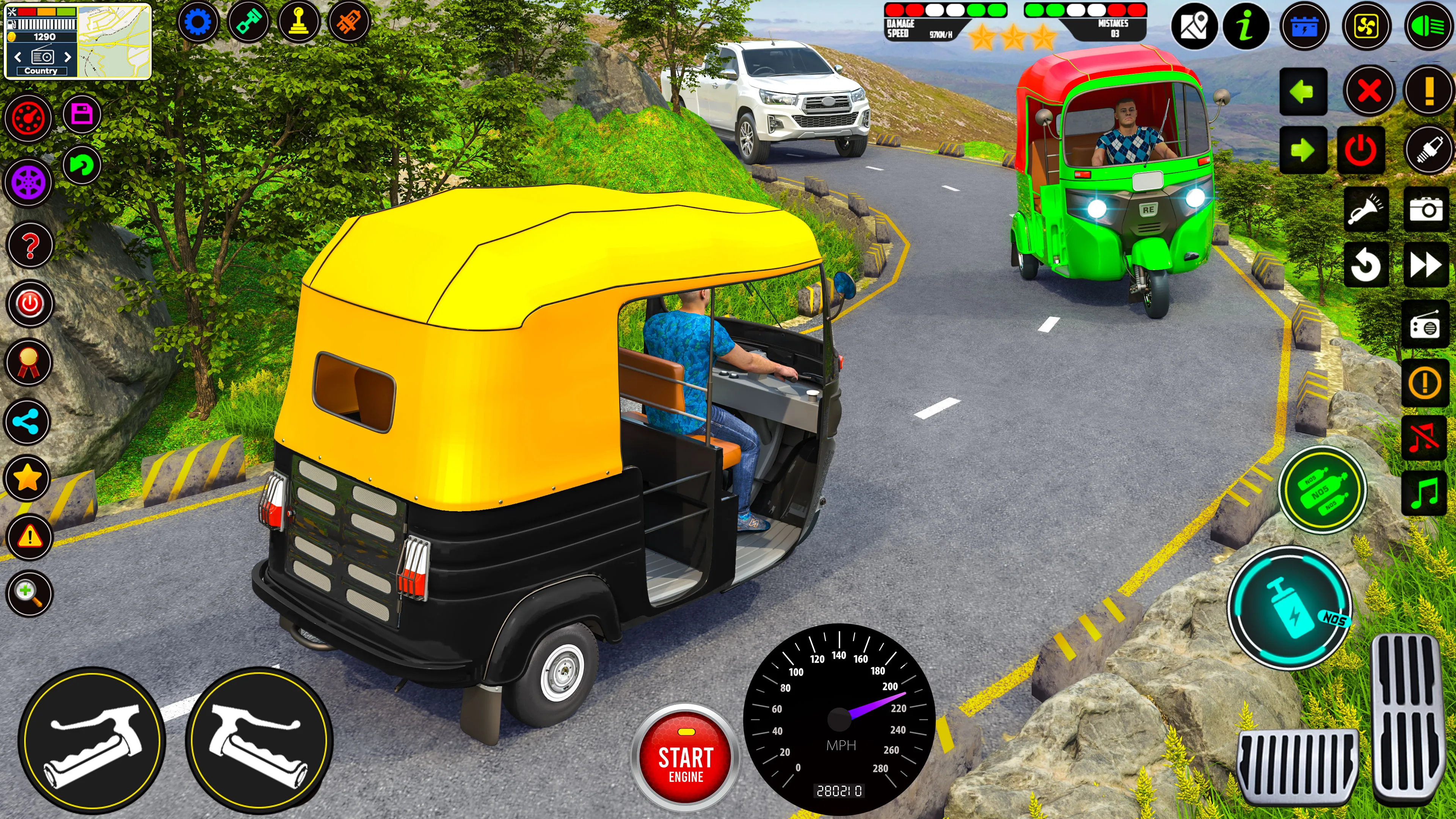 City Rickshaw Driving Games 3D | Indus Appstore | Screenshot