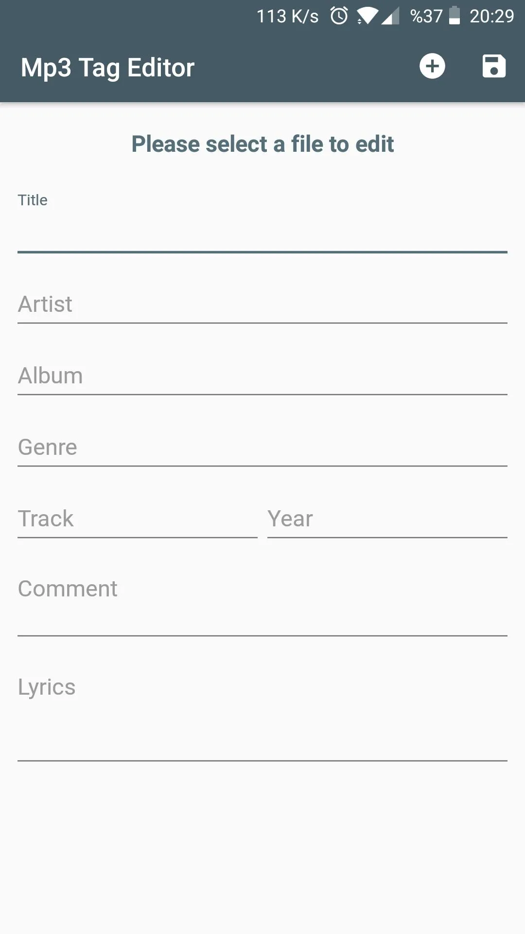 Mp3 Tag Editor | Indus Appstore | Screenshot