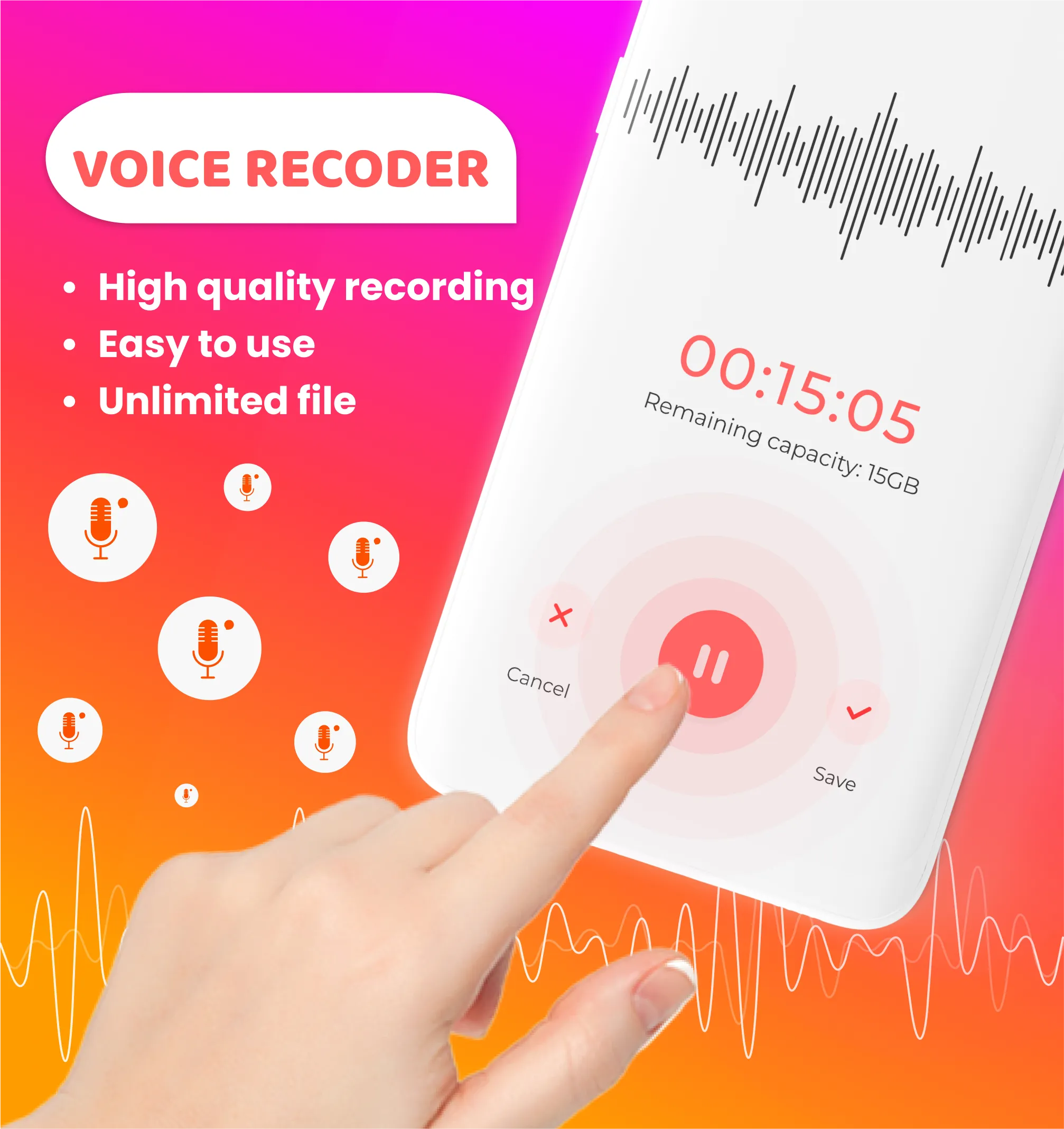 Voice Recorder - Voice memos | Indus Appstore | Screenshot