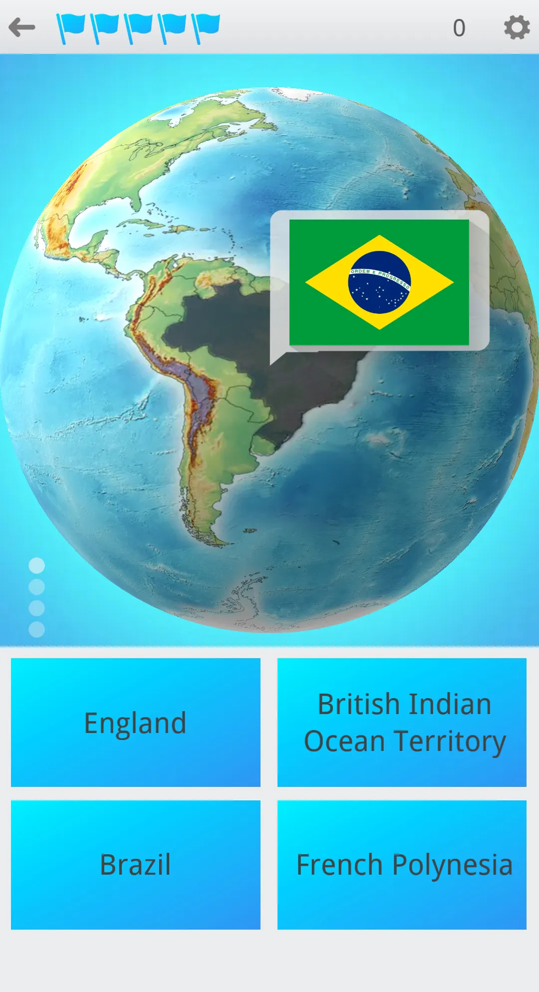 Flags On the Globe | Indus Appstore | Screenshot