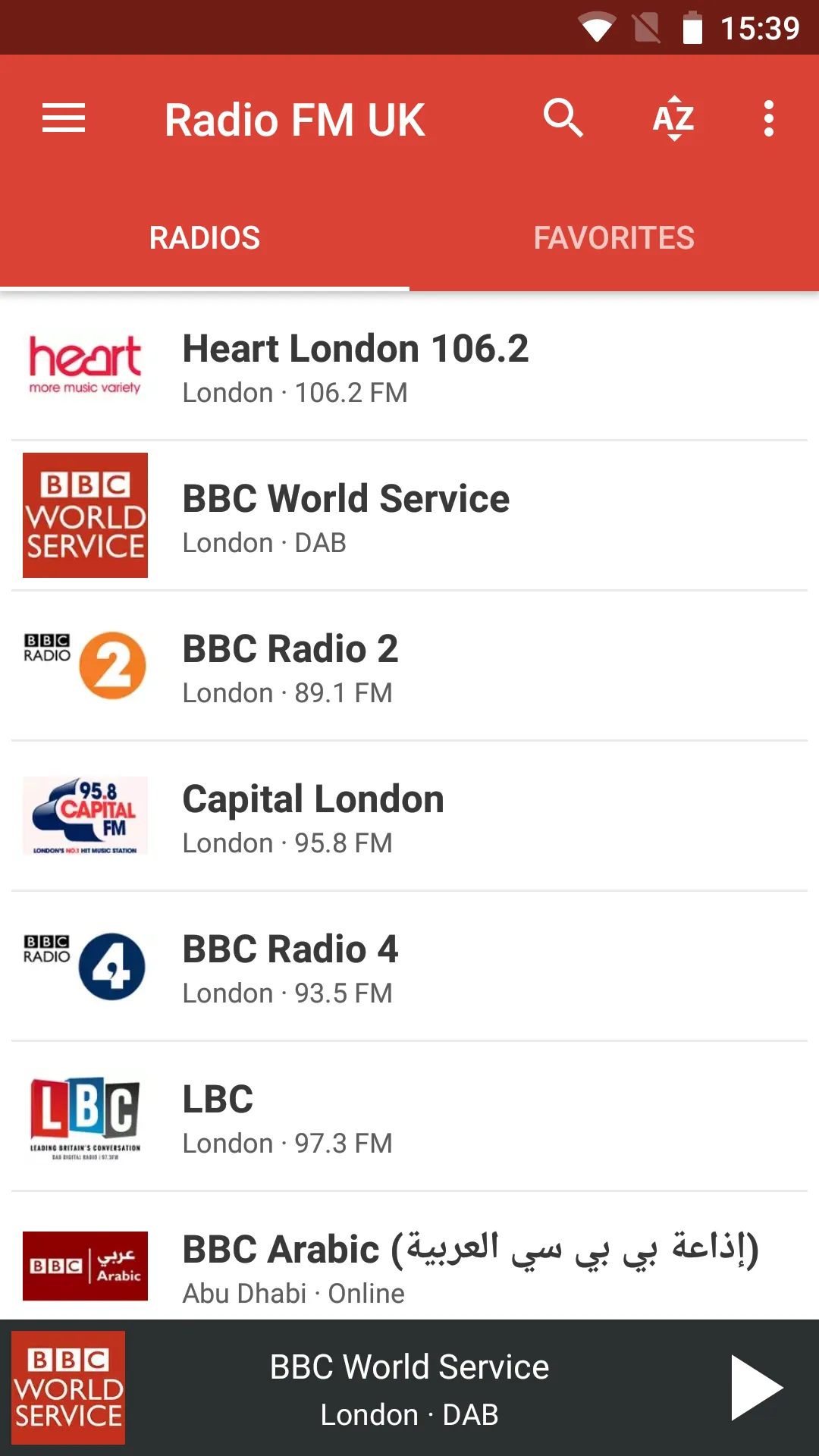 Radio FM UK | Indus Appstore | Screenshot