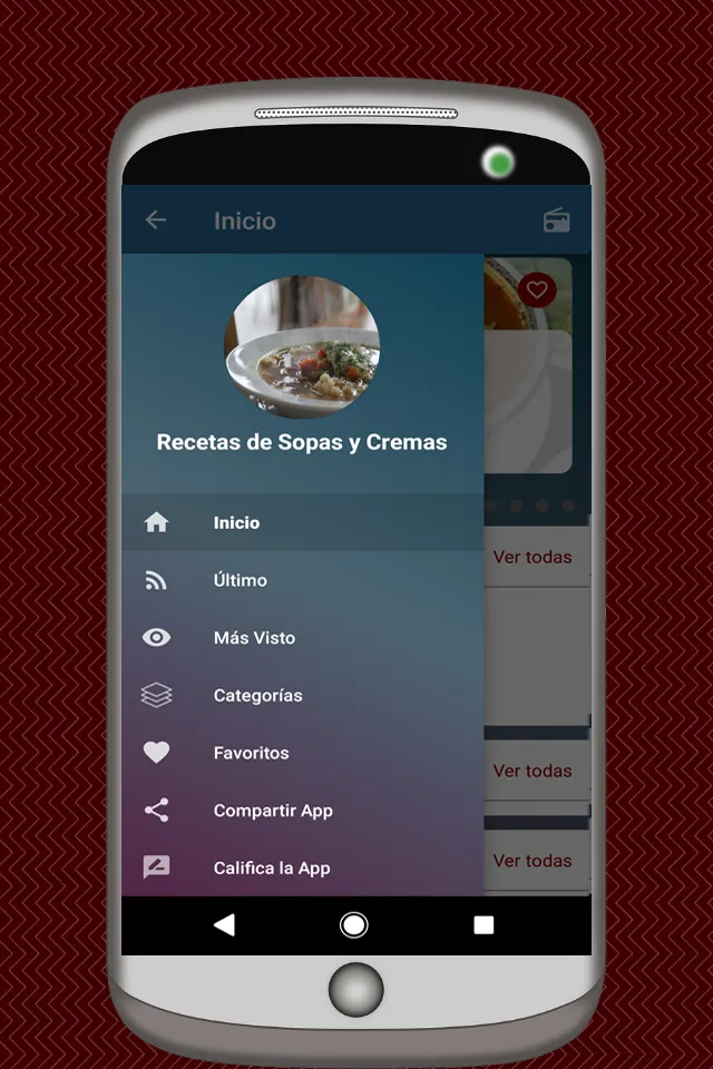 Recetas de Sopas y Caldos | Indus Appstore | Screenshot