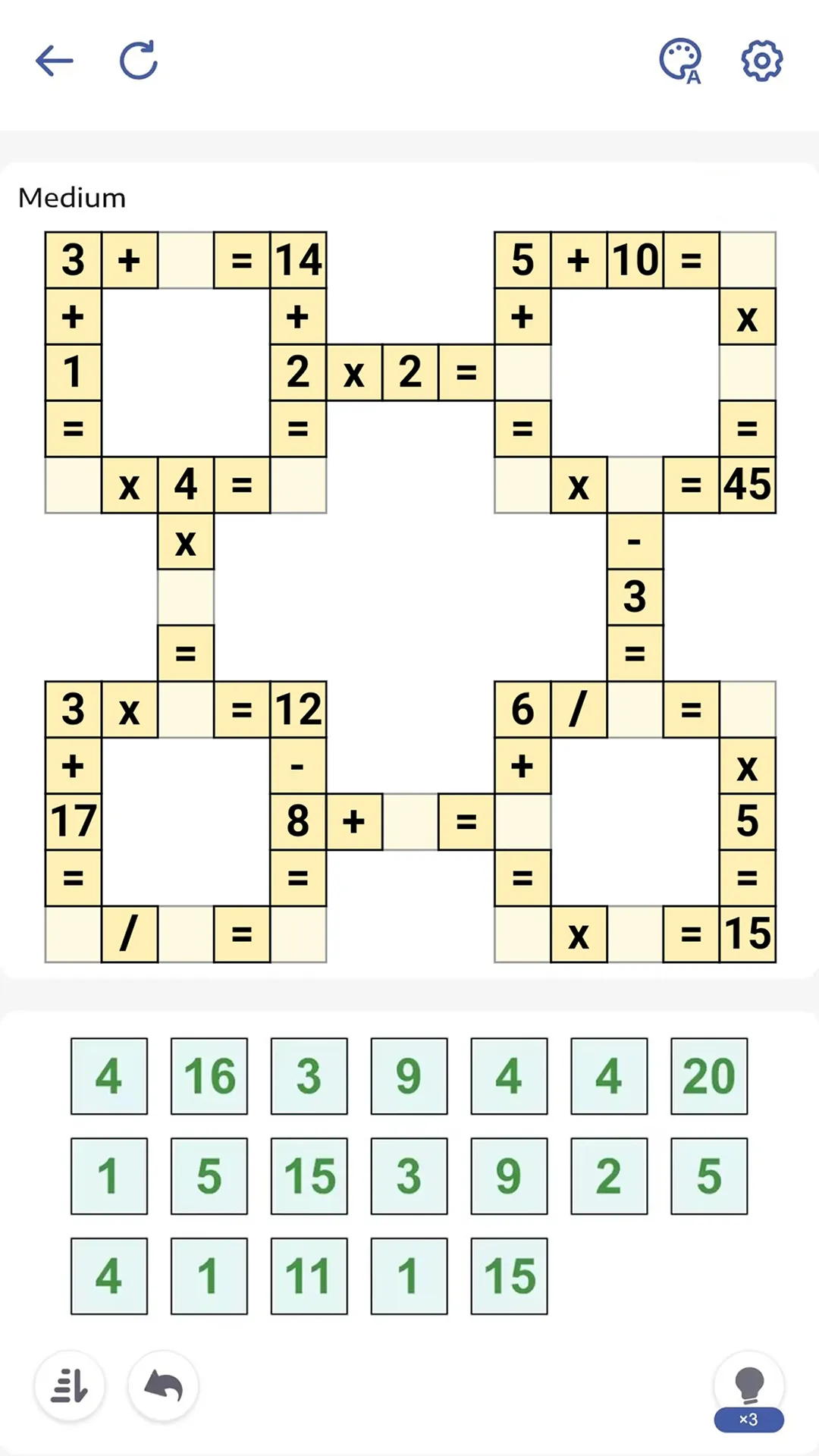 Crossmath - Math Puzzle Games | Indus Appstore | Screenshot