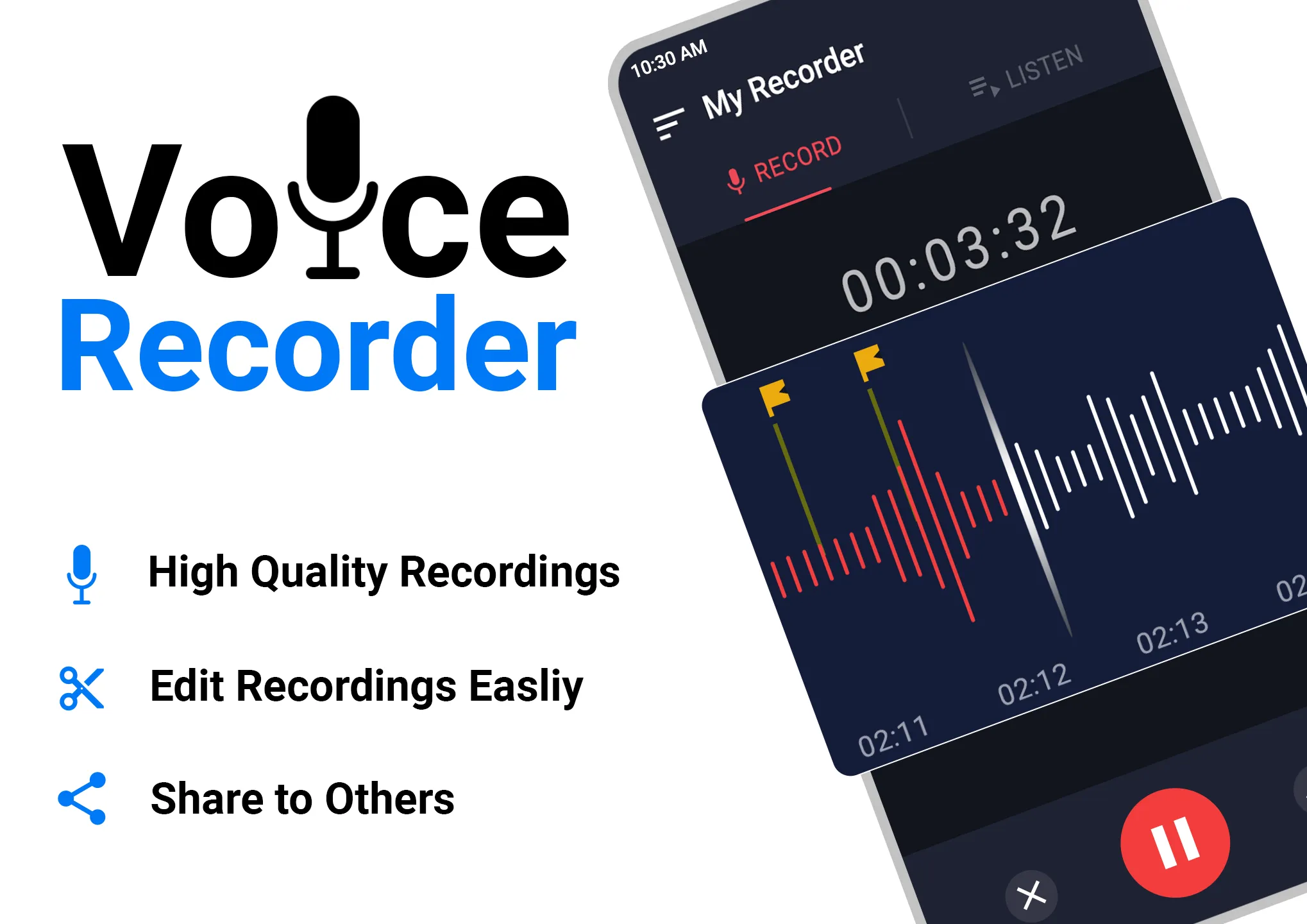 Voice Recorder - Voice Memos | Indus Appstore | Screenshot