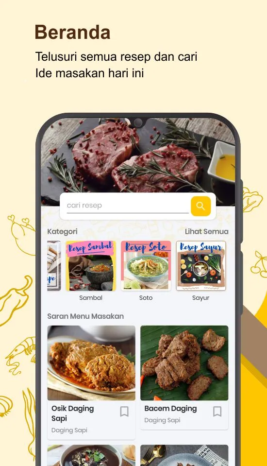 Resep masakan sehari hari | Indus Appstore | Screenshot