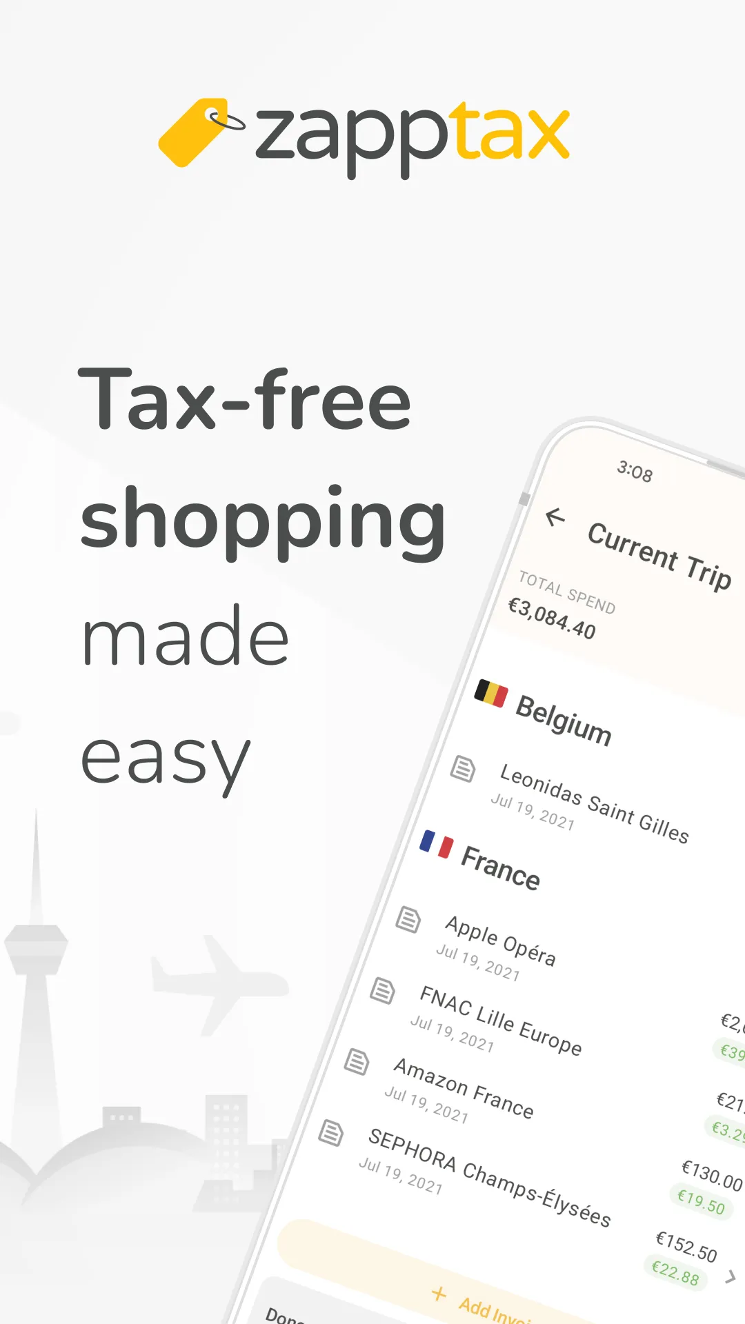 ZappTax - Shop Tax-Free | Indus Appstore | Screenshot