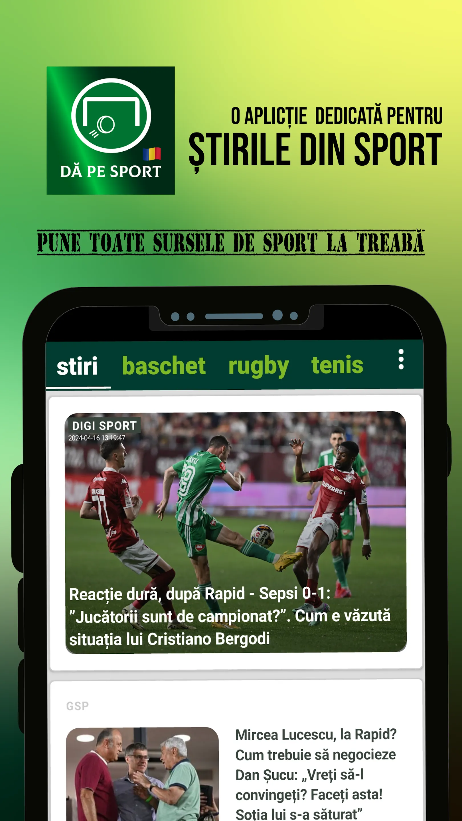 Dă Pe Sport - Știri din Sport | Indus Appstore | Screenshot