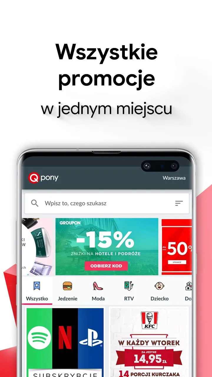 Qpony Okazje Zniżki Kupony Rab | Indus Appstore | Screenshot