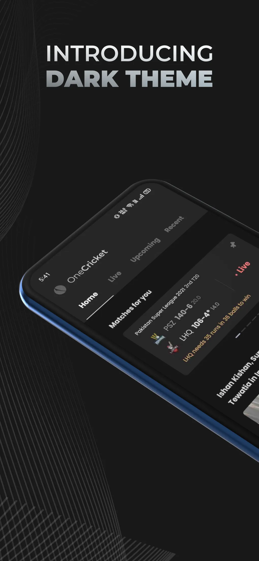 OneCricket: News & Live Scores | Indus Appstore | Screenshot