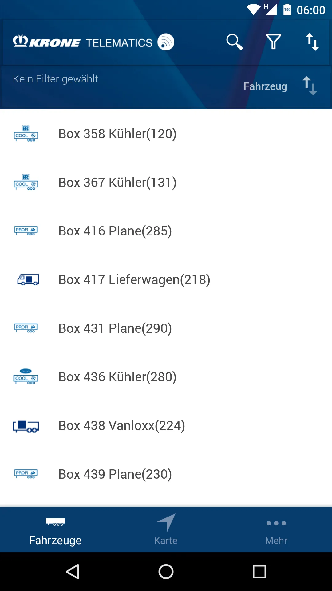 KRONE Telematics | Indus Appstore | Screenshot